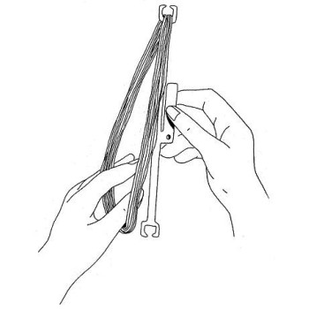 Plastová držátka přízí DMC (10 ks)