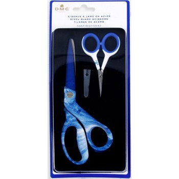 Sada nůžek na ruční a krejčovské práce DMC, mramorové nůžky