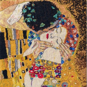 Sada na vyšívání DMC Gustav Klimt The Kiss, Polibek