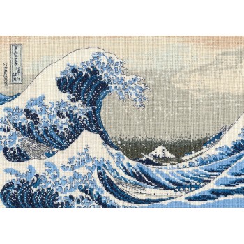 Sada na vyšívání DMC Katsushika Hokusai Great Wave, Velká vlna u pobře