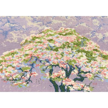 Sada na vyšívání DMC William Giles A Tree in Blossom, Strom v květu