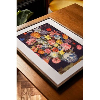 Sada na vyšívání DMC Bosschaert A Still Life of Flowers, Květiny ve vá