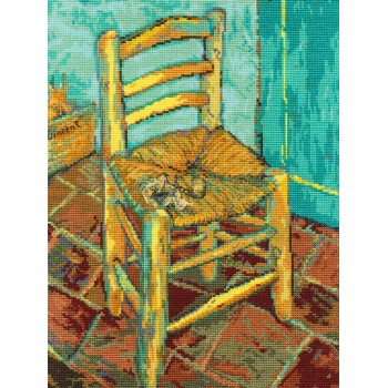 Sada na vyšívání DMC Vincent van Gogh Van Gogh´s Chair, Van Goghova ži