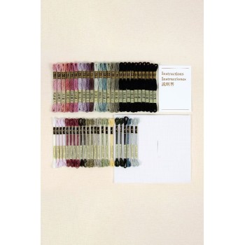 Sada na vyšívání DMC Redouté Peony Branches, Pivoňky