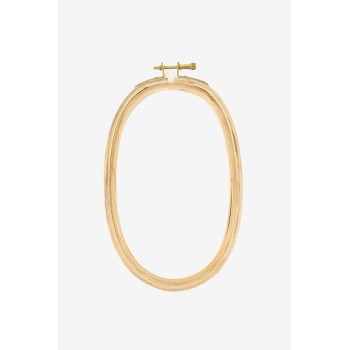 Dřevěný bukový vyšívací čtverec, ovál nebo trojúhelník s mosazným šrou