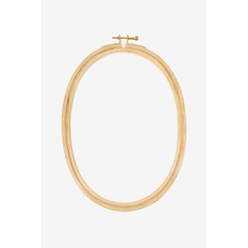 Dřevěný bukový vyšívací čtverec, ovál nebo trojúhelník s mosazným šrou