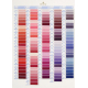 Barevnice se vzorky bavlnek DMC (500 barev) včetně 35 nových barev