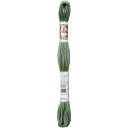 DMC Soft Cotton odstín 2139 zelená bavlnka