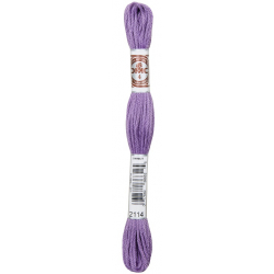 DMC Soft Cotton odstín 2114 fialová bavlnka