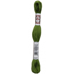 DMC Soft Cotton odstín 2347 zelená bavlnka
