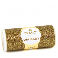 Metalická nit DMC Diamant D140 zlatá žíhaná