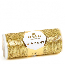 Metalická nit DMC Diamant D3821 zlatá světlá