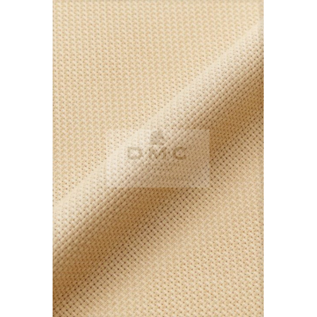 Vyšívací látka DMC AIDA 100% bavlna, 38.1 x 45.7 cm, béžová, v plastovém tubusu
