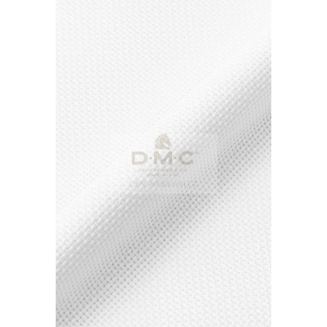 Vyšívací látka DMC AIDA 100% bavlna, 50 x 110 cm bílá