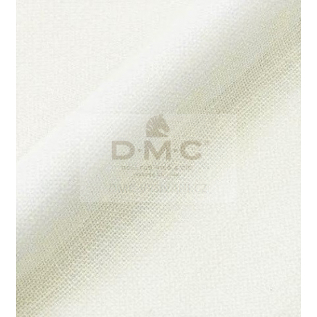 Vyšívací látka DMC 100% len, 38.1 x 45.7 cm, smetanová, v plastovém tubusu