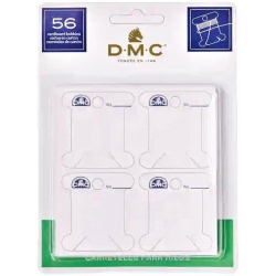 Papírové namotávky (56 ks) na bavlnky DMC