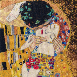 Sada pro křížkové vyšívání DMC Gustav Klimt "Polibek"